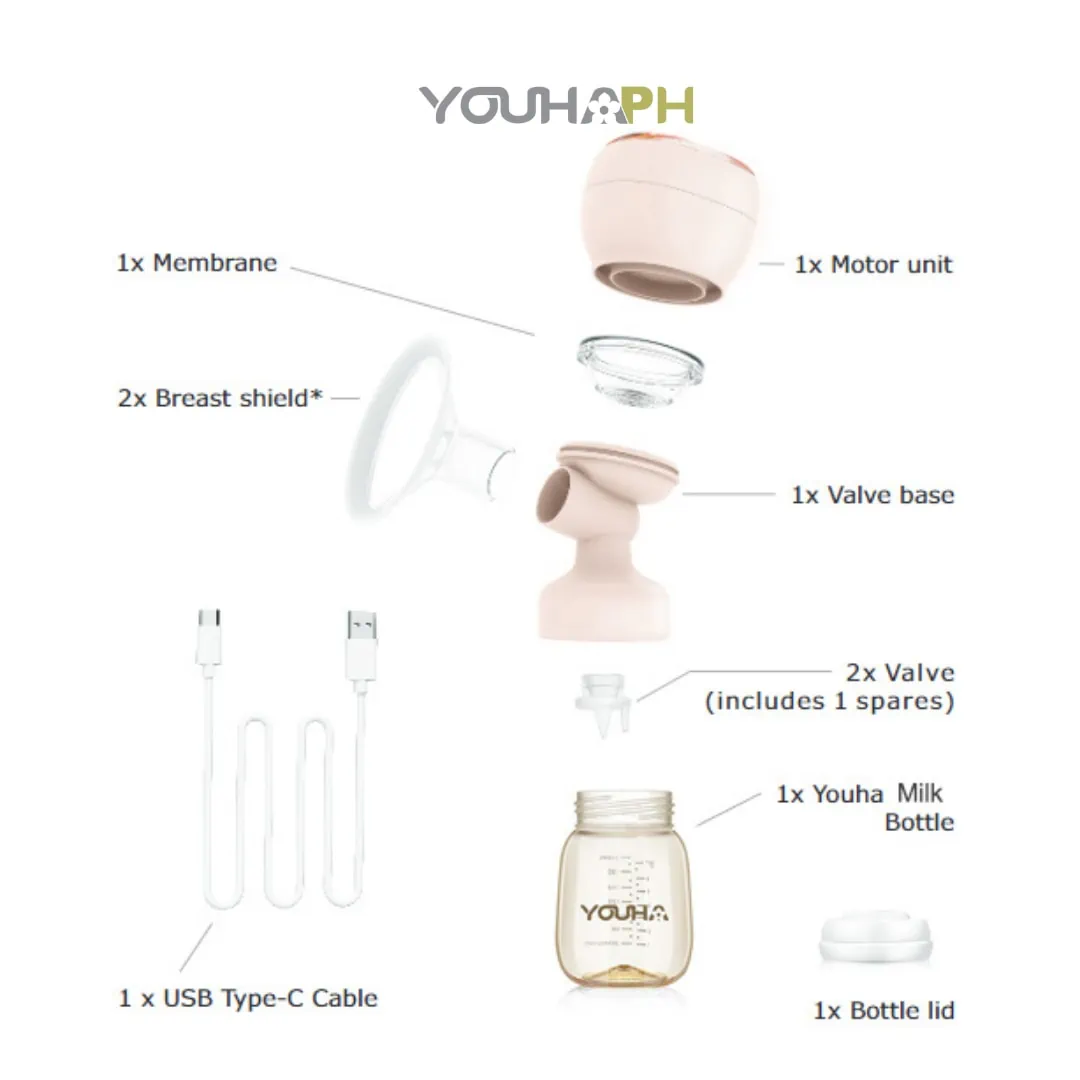 Youha AllInOne (AIO) Breast Pump and Lactation Massager Youha
